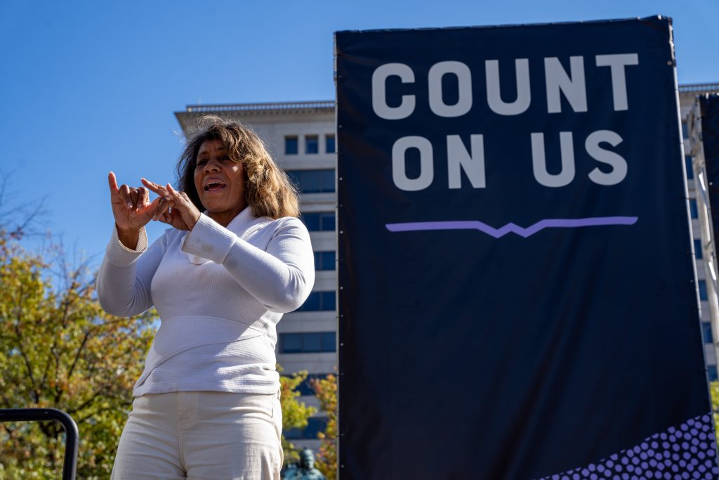 ASL Interpreter at Women's March