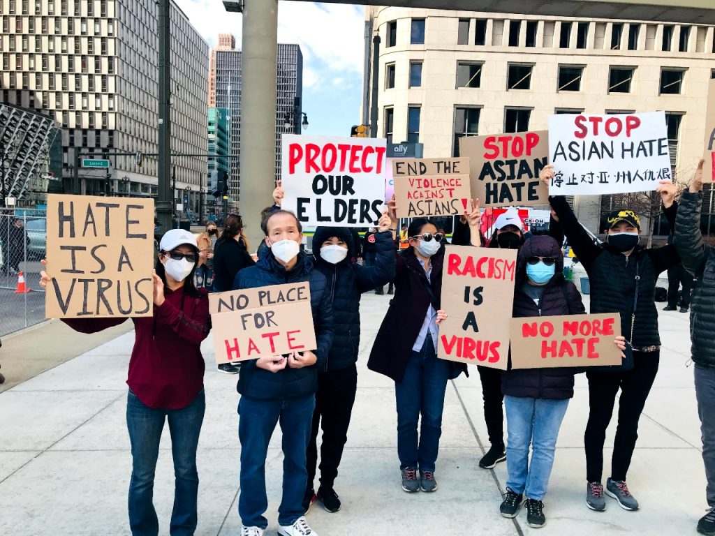 Stop Asian Hate Rally in Detroit