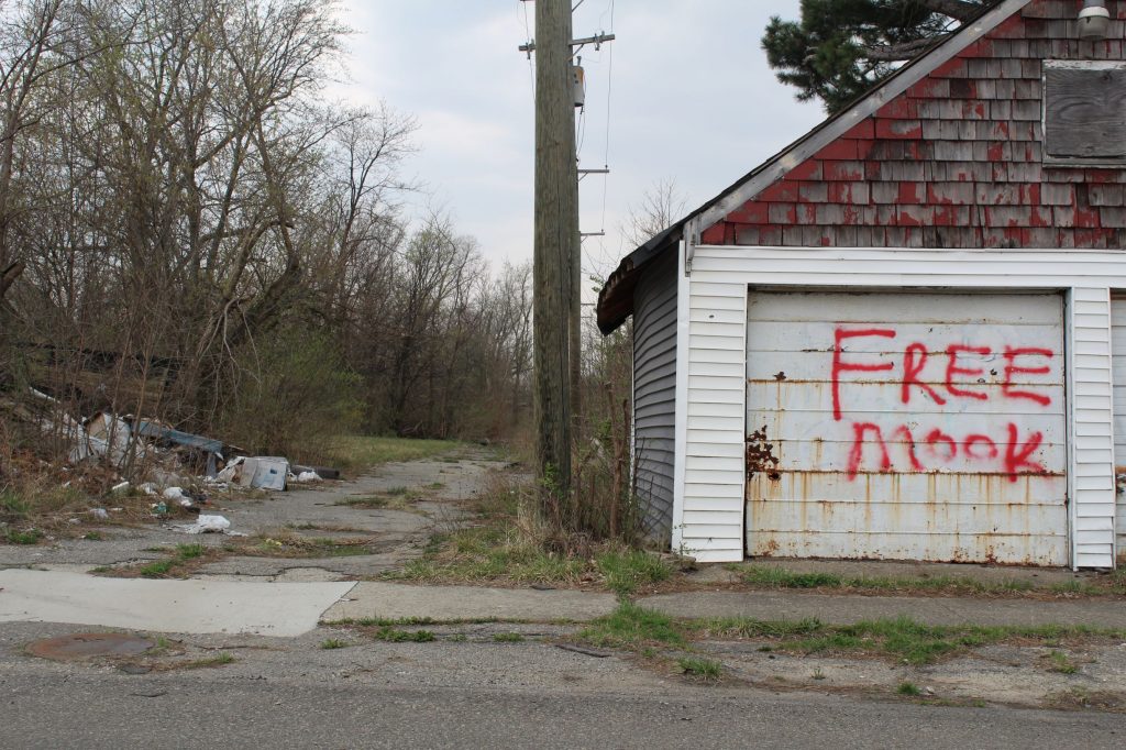 Highland Park blight graffiti trash tagging LH