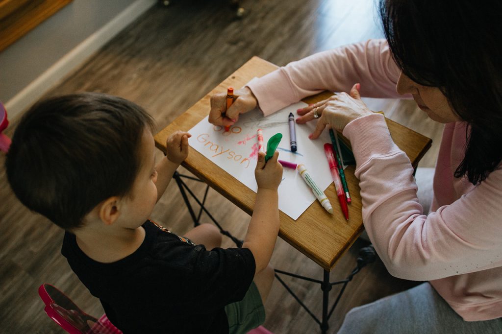 day care preschool stock image