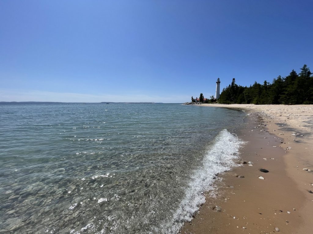 Lake Michigan Lighthouse South Manitou Island Great Lakes 1