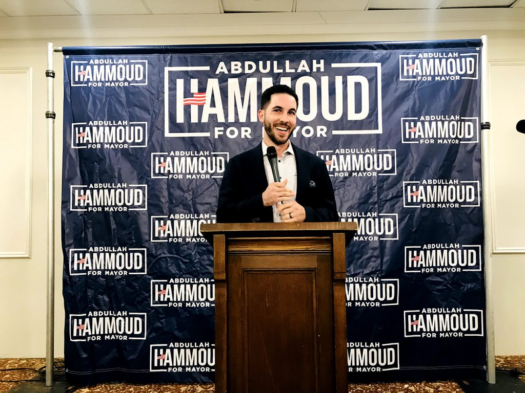 State Rep Abdullah Hammound primary presser August 2021