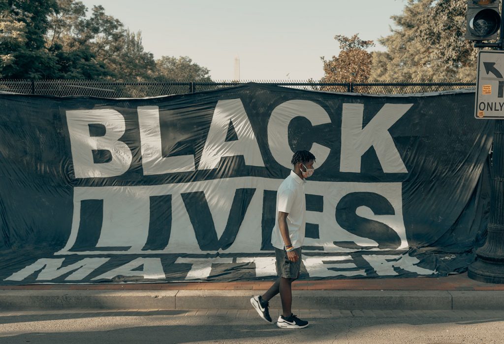 Black Lives Matter sign