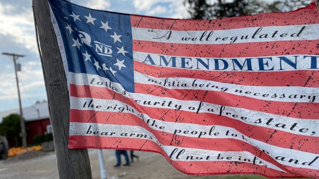 Second Amendment Flag 2nd Amendment Guns Firearms jn