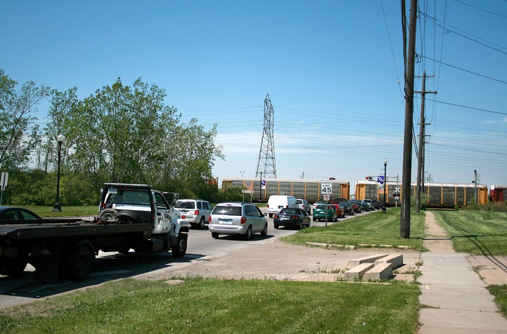 Allen Road train delay