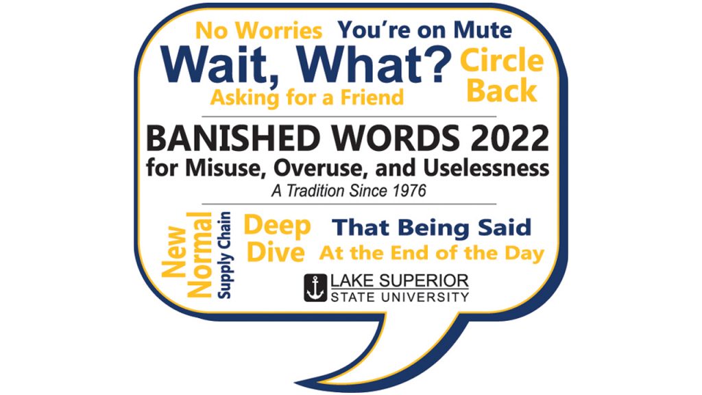 Banished Words 2022 bubble