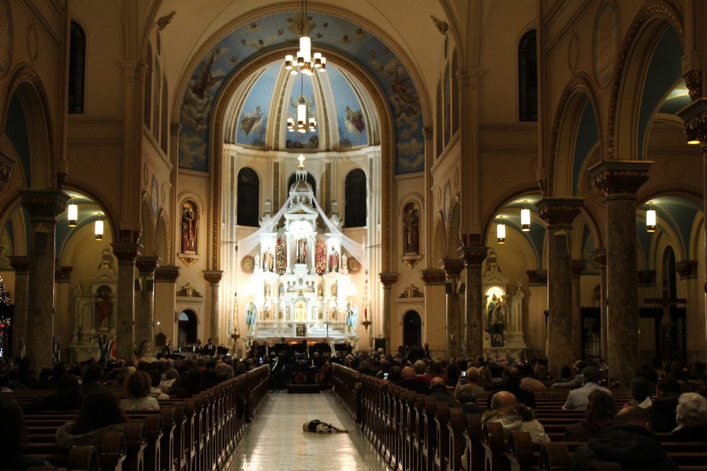 Inside St. Hedwig Catholic Church