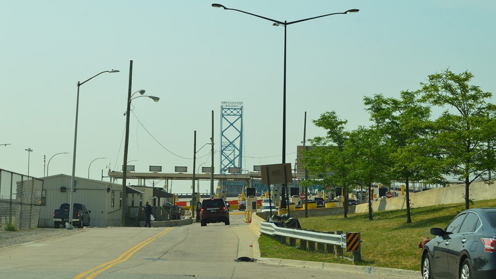 View from I-75 in Southwest Detroit