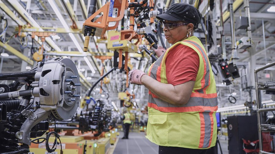 Ford’s Electric Vehicle Center in Dearborn.