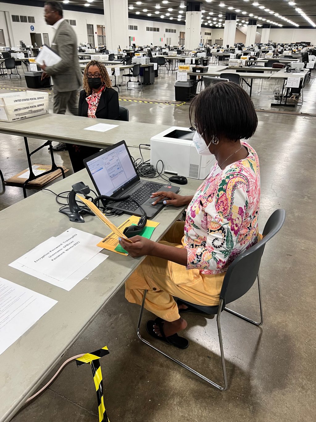 poll worker trainee