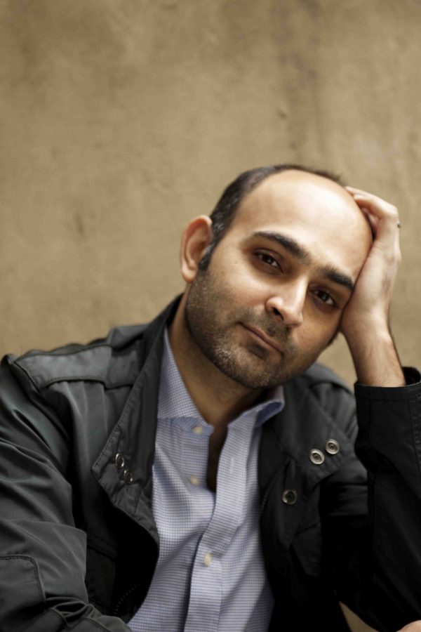 portrait of Pakistani born author Mohsin Hamid