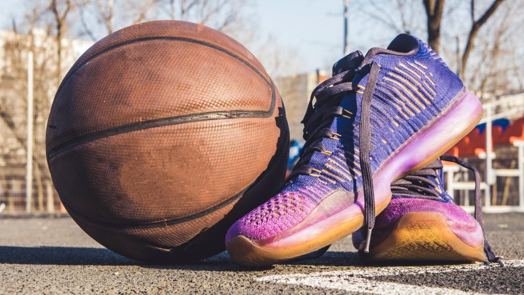 Basketball court outdoors