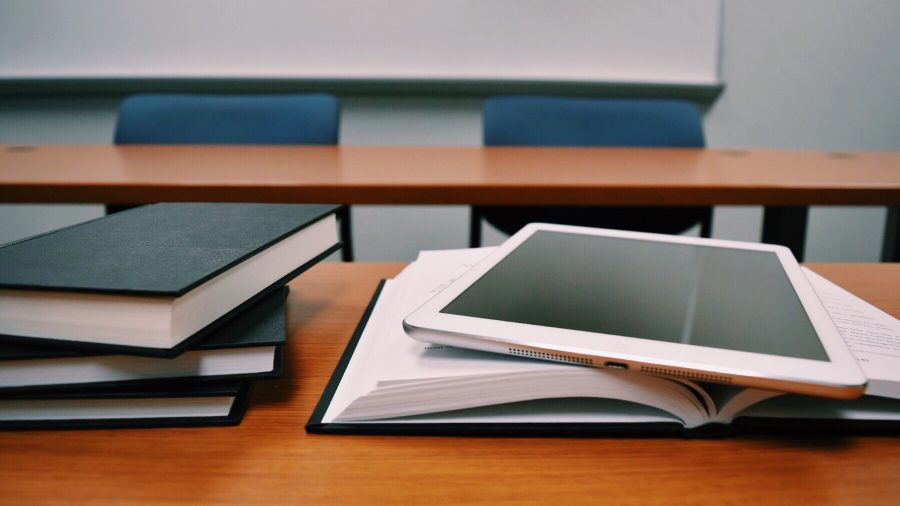 Stock photo of classroom.