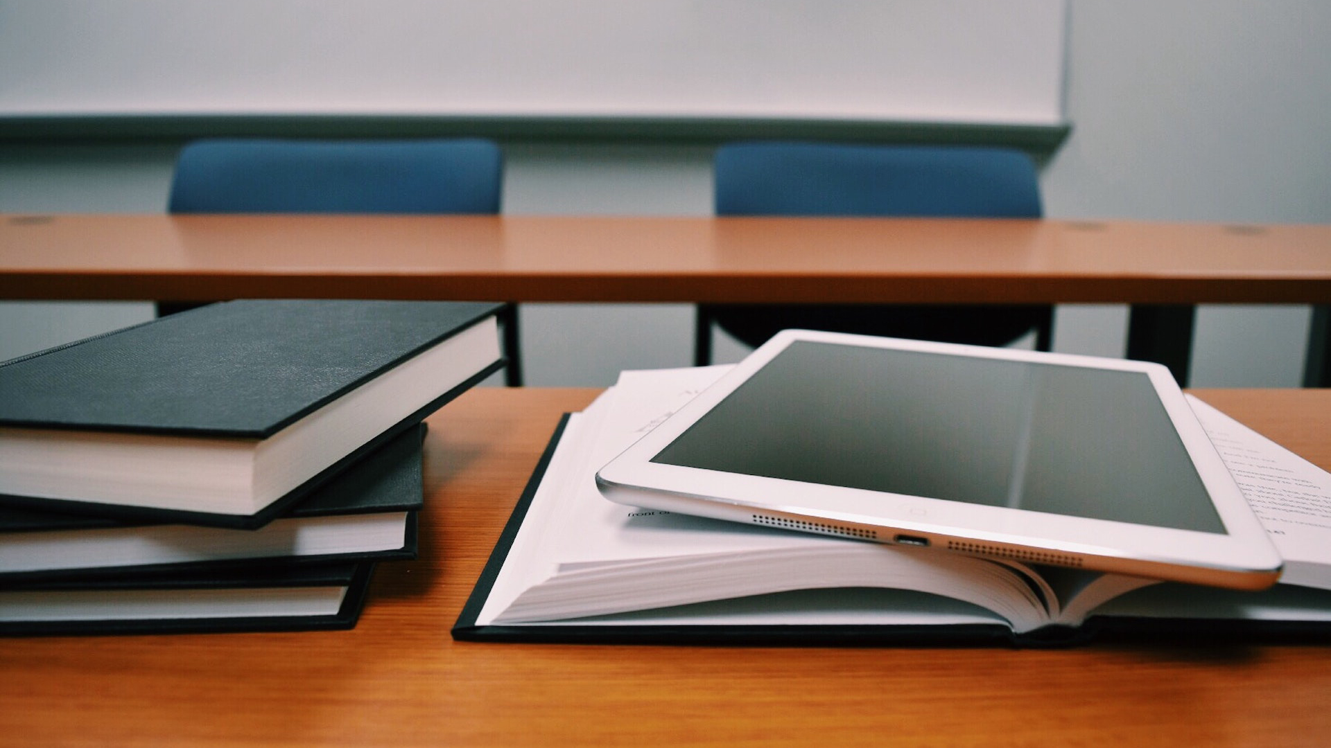 Stock photo of classroom.