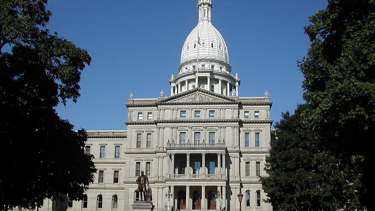 Michigan state capitol building.