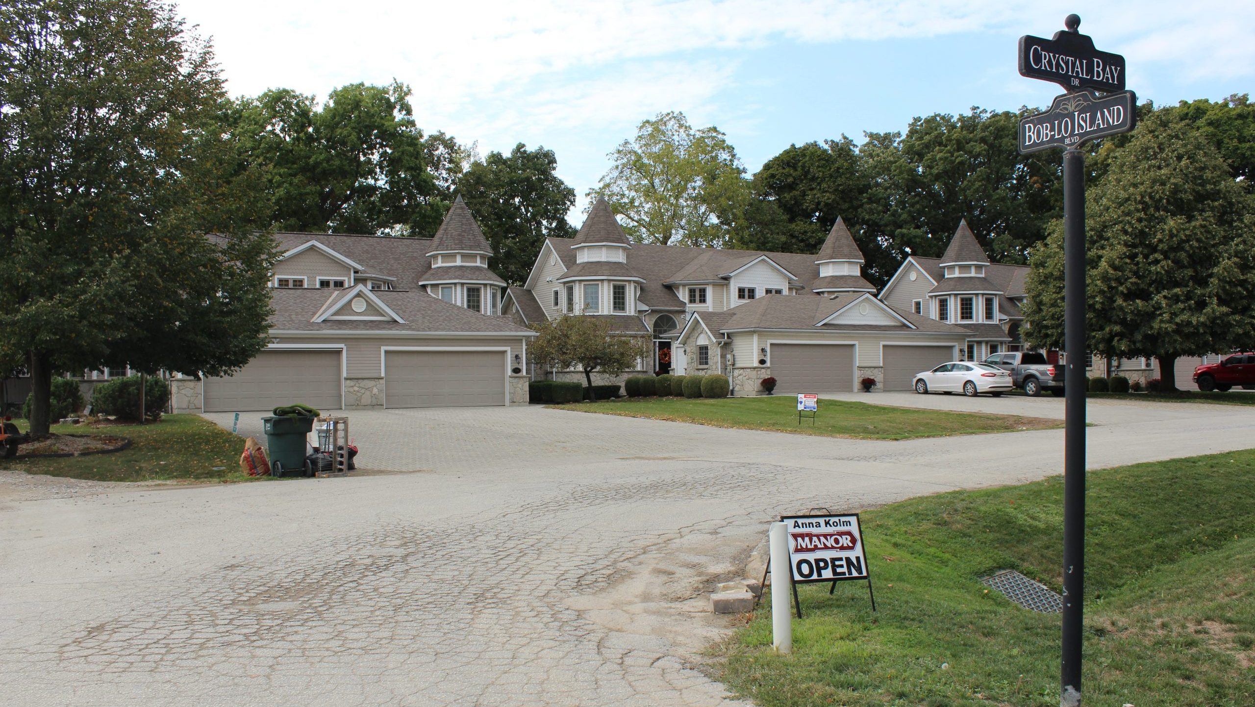 Residential properties on Boblo Island.