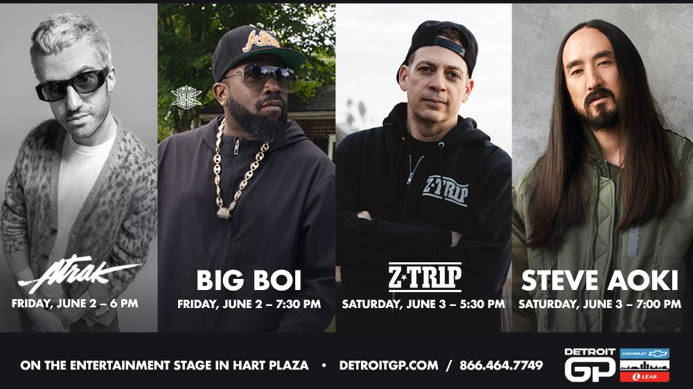 Detroit Grand Prix 2023 concert lineup