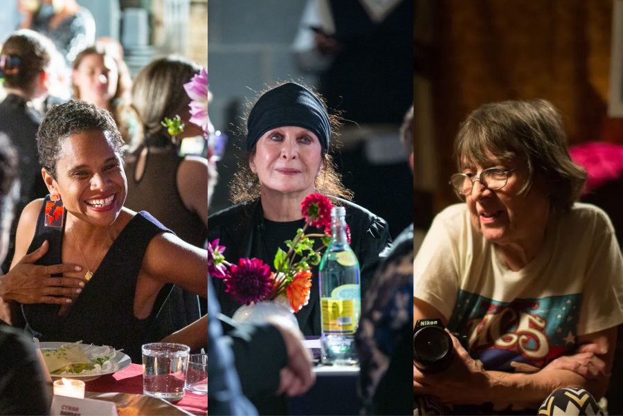 This year's Gala will honor three women for their contributions to arts and culture in the region: Melanca Clark (from left), former CEO of Detroit’s Hudson-Webber Foundation; fashion icon and MOCAD Board Member Linda Dresner; and American photographer and Detroit legend Leni Sinclair.