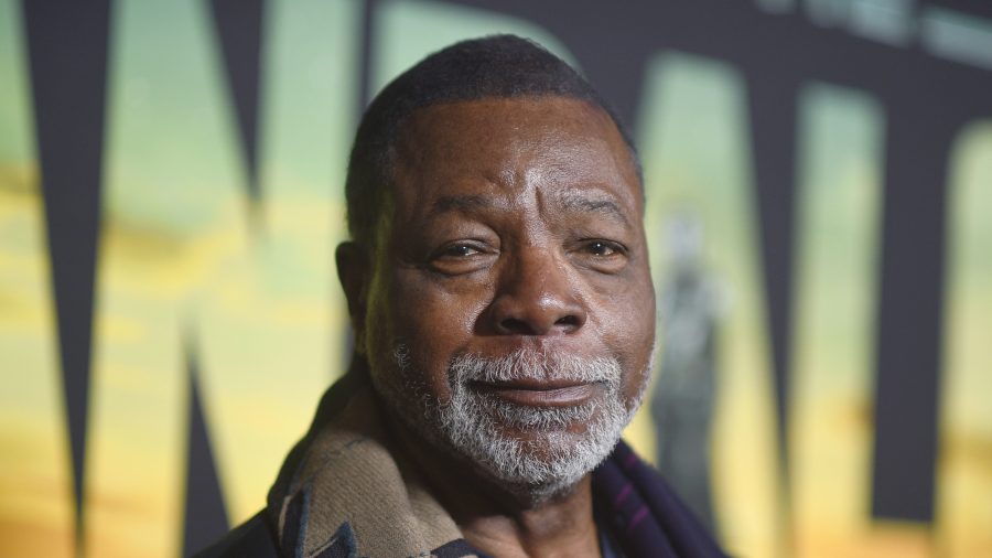 FILE - Carl Weathers arrives at a special screening for the season three premiere of "The Mandalorian" on Tuesday, Feb. 28, 2023, at The Roosevelt Hotel in Los Angeles.