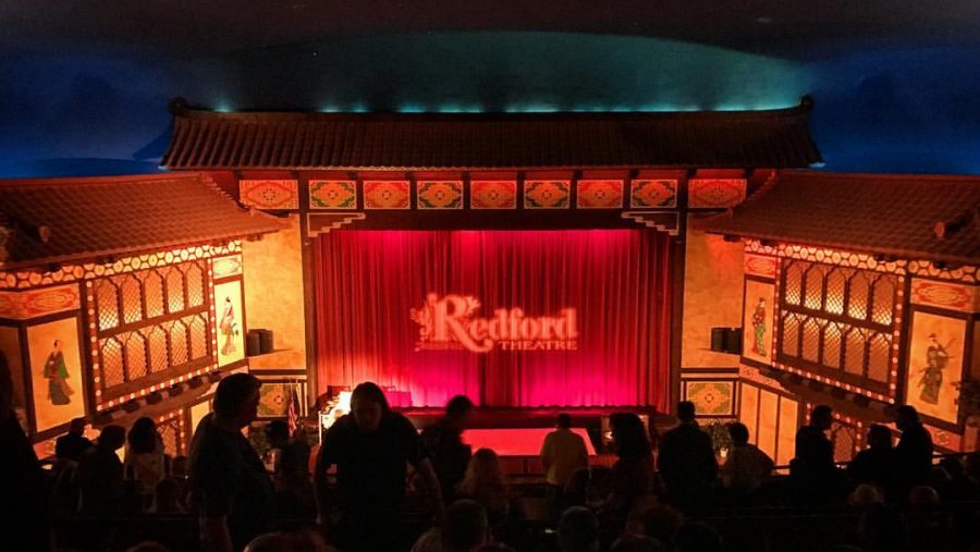 Interior of the Redford Theatre in Detroit.