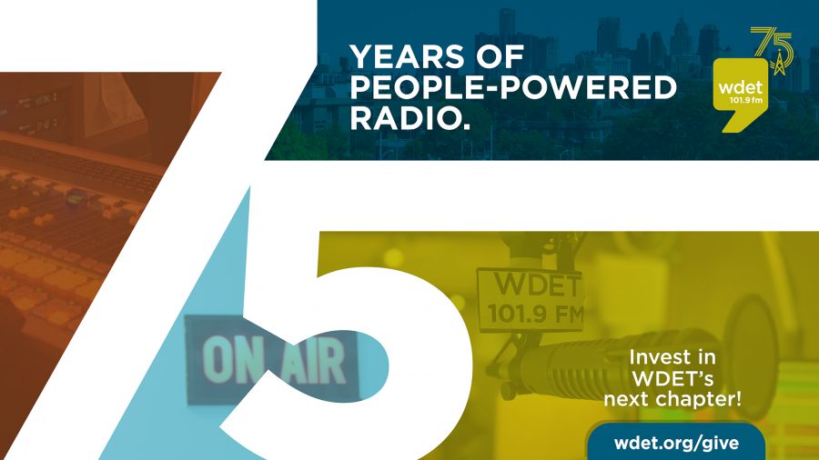 WDET 75th anniversary spring fundraiser.