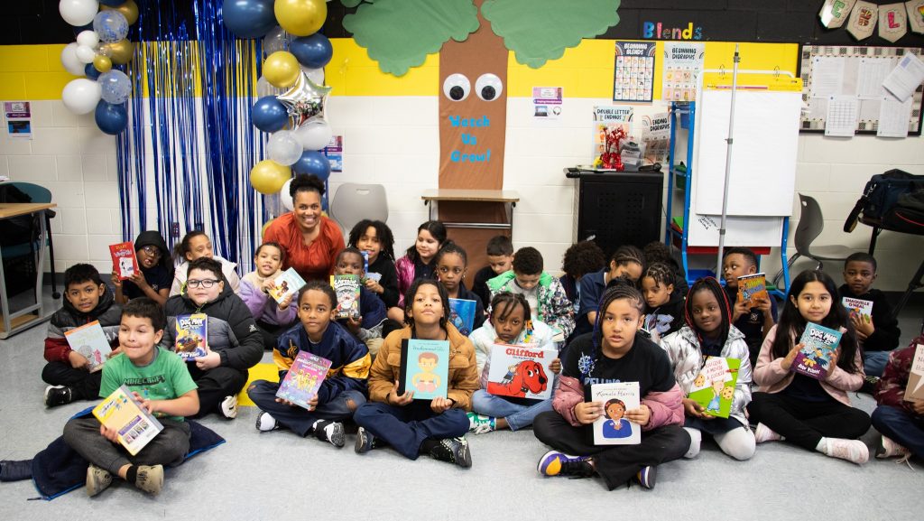 Books donated to Birdie's Bookmobile are shared with children and families via school visits, free book fairs and community events.