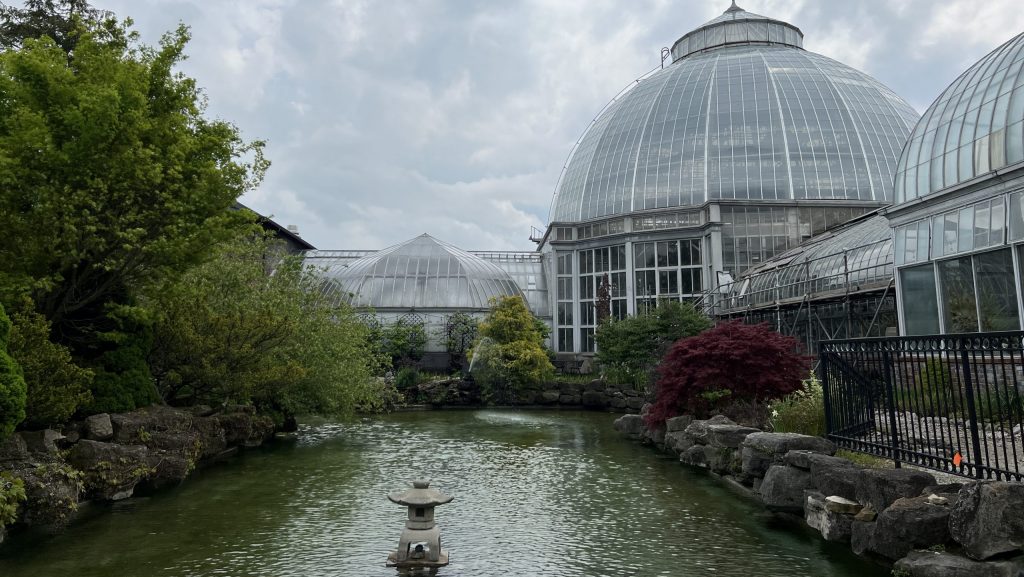 The Anna Scripps Whitcomb Conservatory on Belle Isle had been under construction since November 2022.