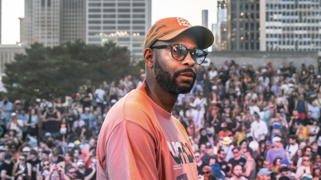 Waajeed performing at the 2024 Movement Electronic Music Festival.