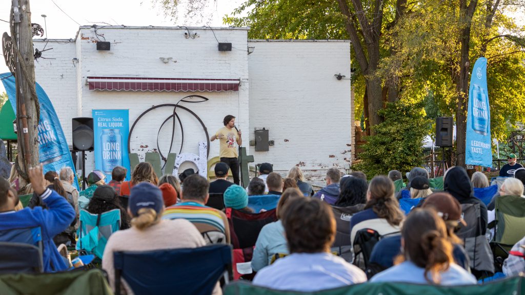 Brett Mercer performs at What's So Funny About Detroit? on May 30, 2024.