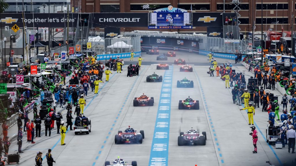 Detroit Grand Prix pit road