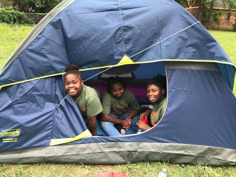 Hood Village, an urban survival and outdoor camping experience for kids, runs Aug. 30-Sept. 1 inside Avalon Village, Highland Park.