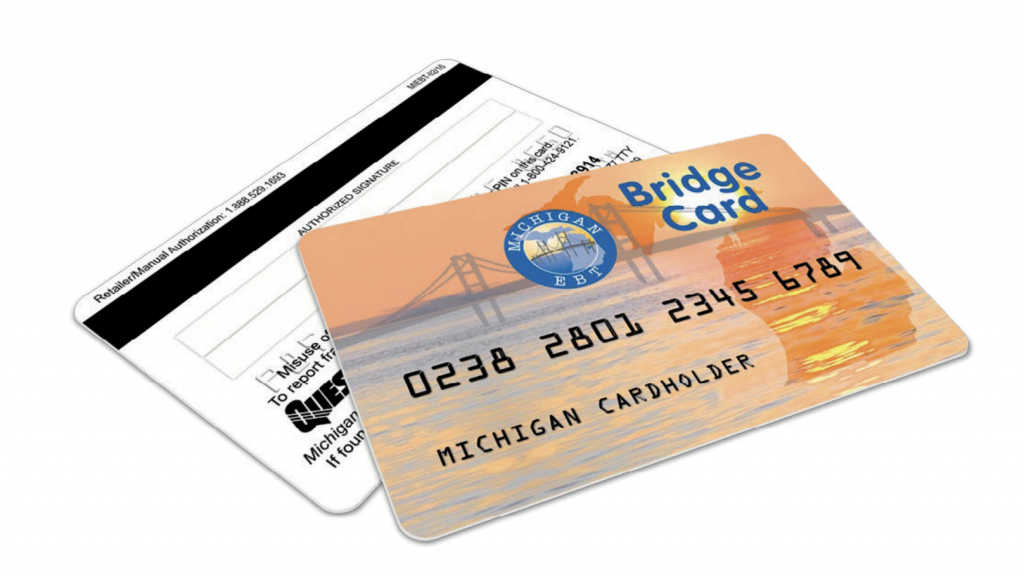 Eligibility for a Michigan Bridge card is based on the financial situation of all members in a household.