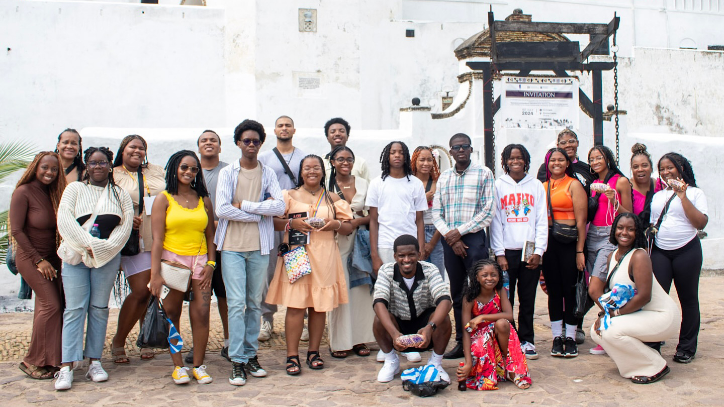 Students from the Umoja Debate Team pose for a photo while visiting Ghana. The Umoja Debate Network received $2,500 from TSOP Michigan in a recent round of microgrants for 10 metro Detroit nonprofits and block clubs.