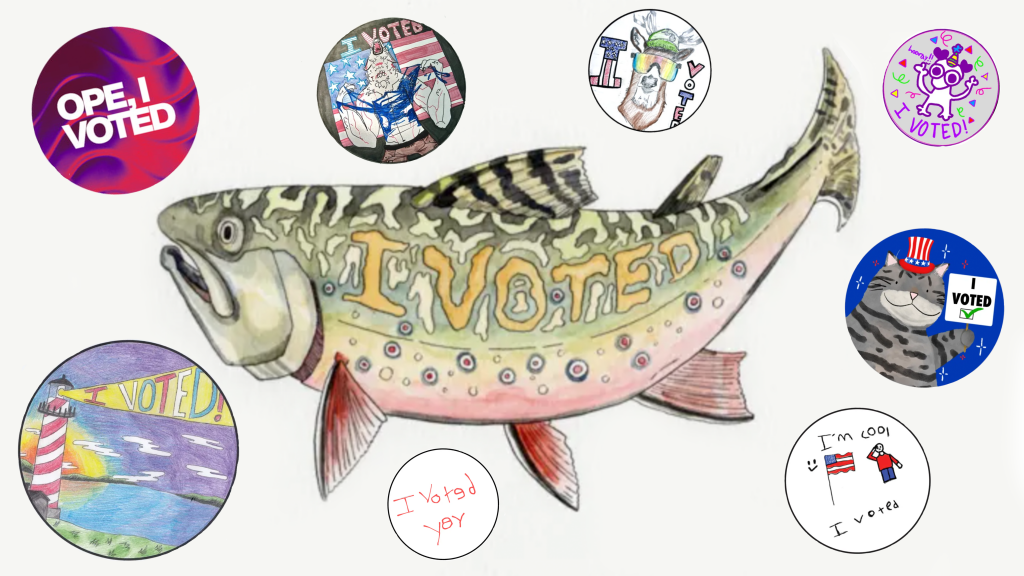 More than 480 designs were submitted to Michigan's first ever "I Voted" sticker design contest, which launched in May of this year.