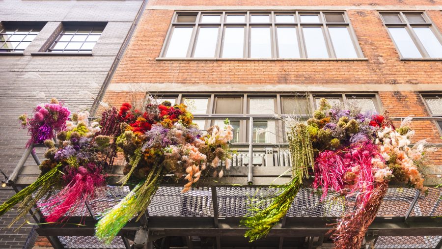 Parker's Alley in Bloom will take place Sept. 26-29 in Detroit, featuring beautiful flower installations.