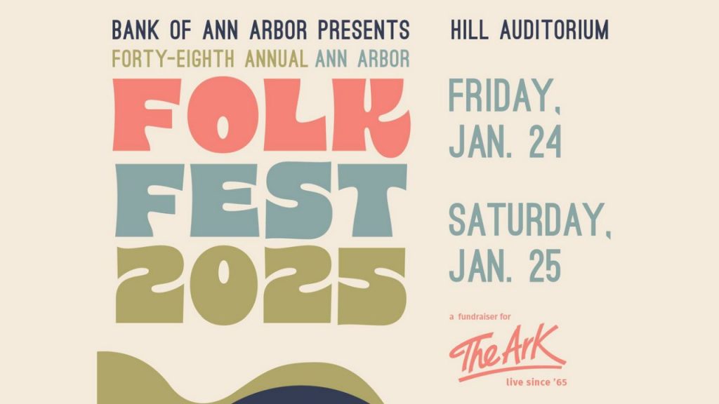 Ann Arbor Folk Fest 2025 poster