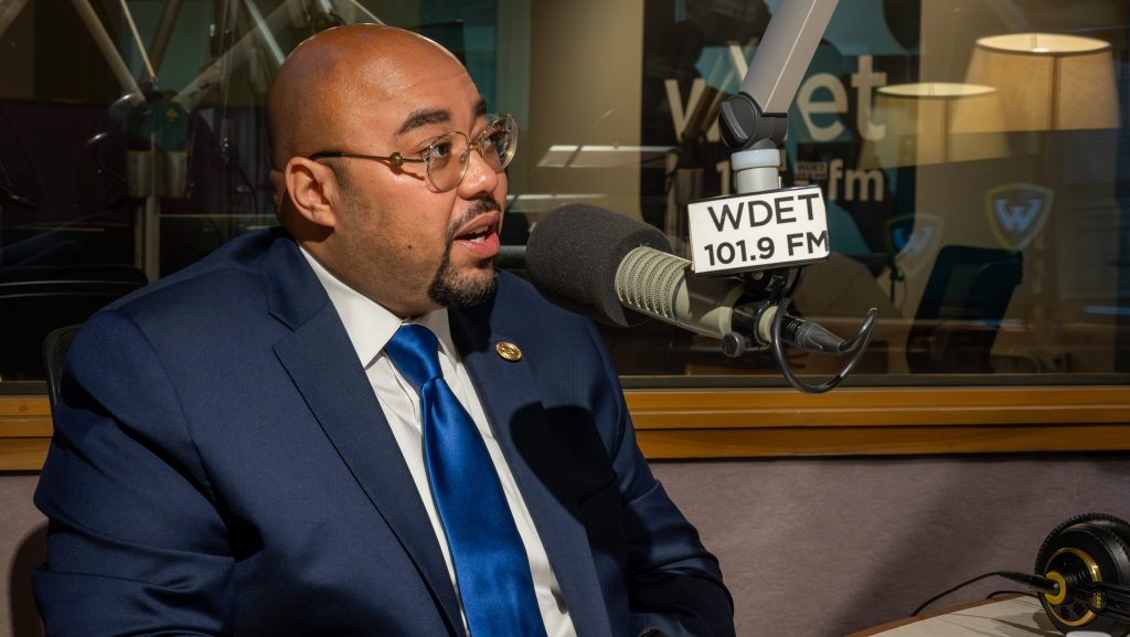 Detroit City Councilman Fred Durhal III discusses his run for mayor on January 30, 2025.