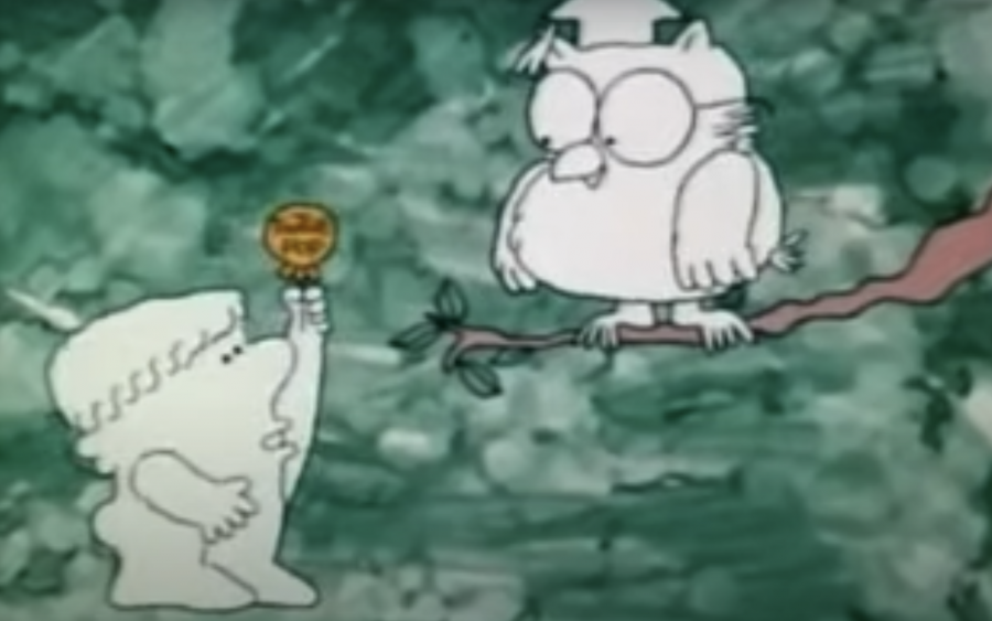 Screenshot of a classic Tootsie Roll commercial, "How Many Licks."