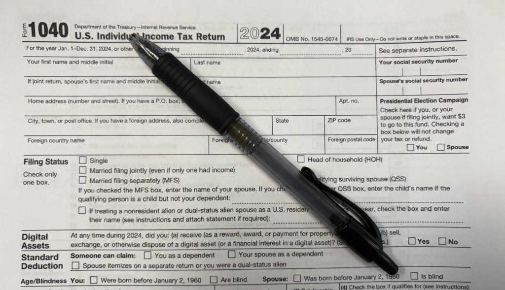 A 2024 tax form