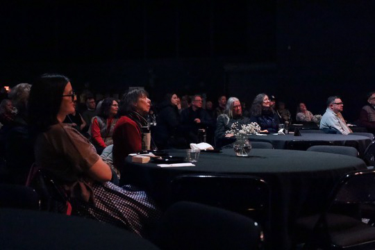 WDET members and stakeholders at the station's 75th anniversary wrap party.