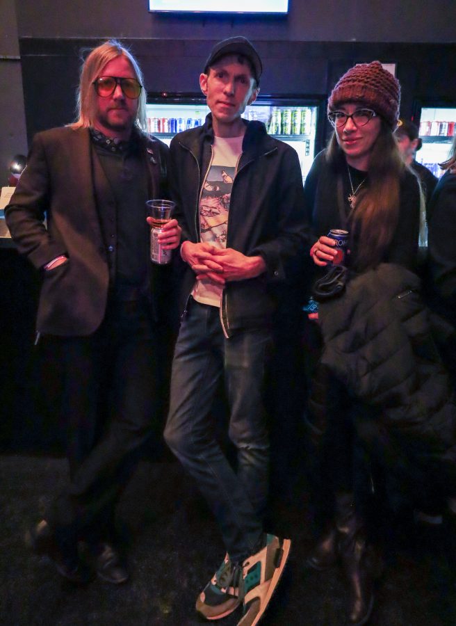 Jeff Milo (center), host of WDET's "MI Local," at the station's 75th anniversary wrap party.
