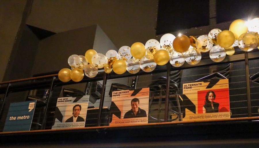 Scenes from WDET's 75th anniversary wrap party at the Majestic Theatre.