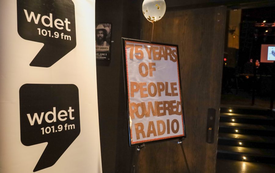 Scenes from WDET's 75th anniversary wrap party at the Majestic Theatre.