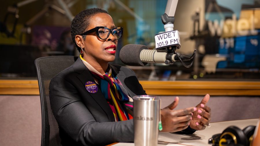 Former CEO of THAW and Detroit Mayoral candidate Saunteel Jenkins.