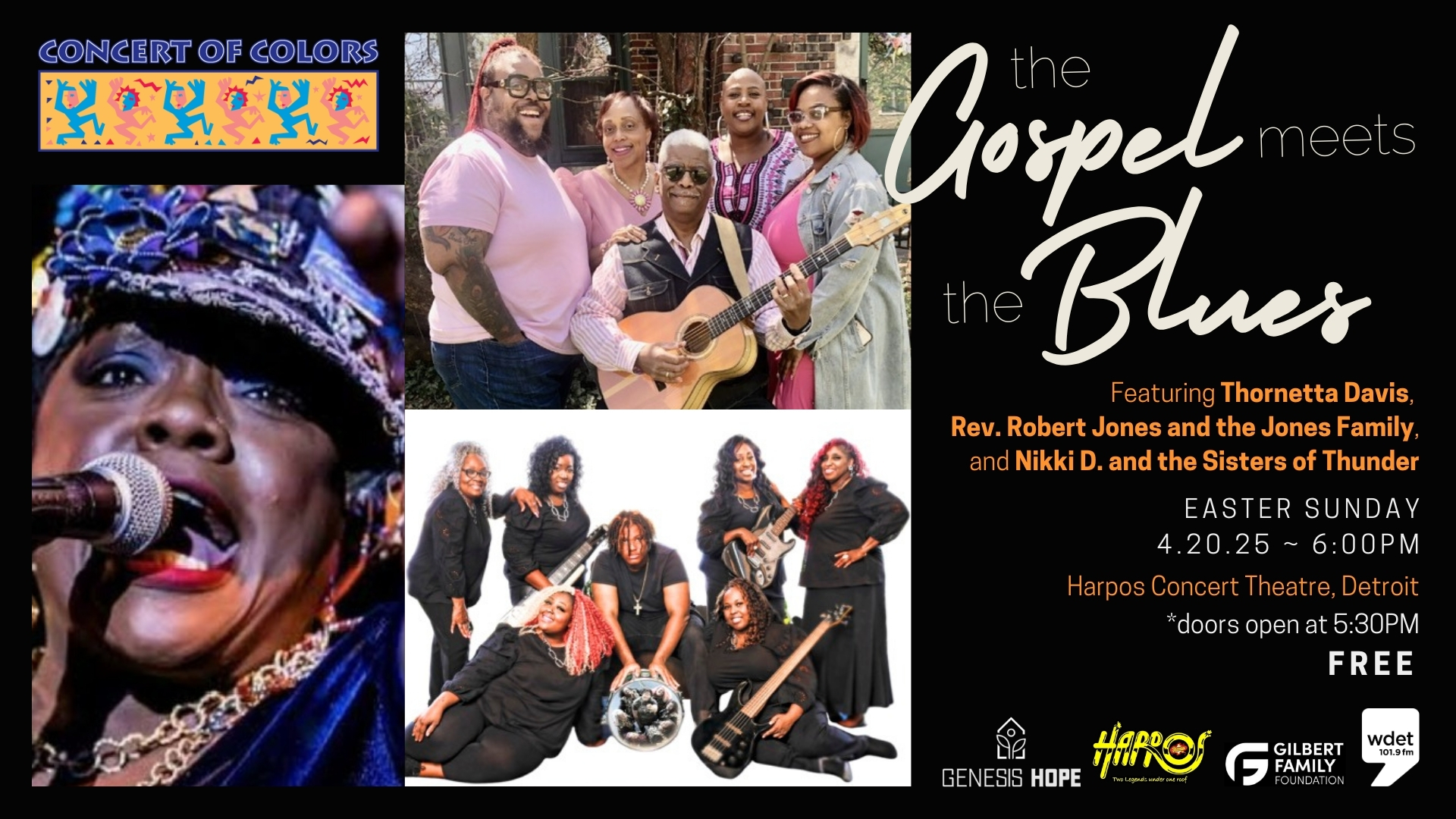 Gospel Meets the Blues 2025 poster