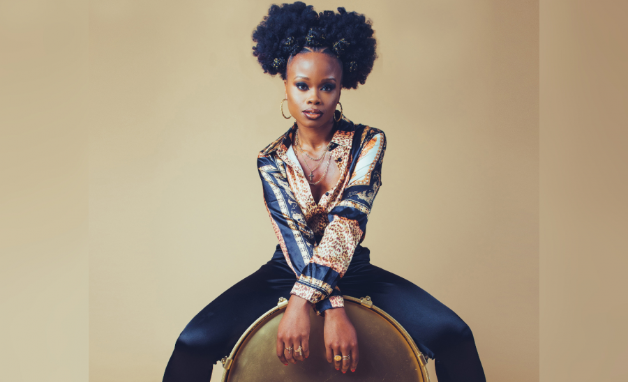 The Pocket Queen is a drummer and producer that has played for musical icons while developing her own brand of funk.