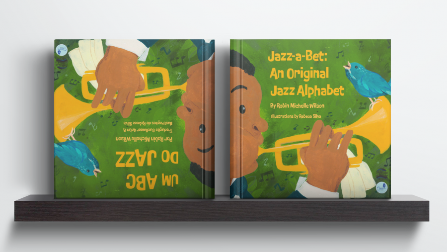 "Jazz-A-Bet: An Original Jazz Alphabet" - “Um ABC do Jazz” by Detroiter Robin Wilson is a bilingual picture book that celebrates the history of jazz music through poetic verse.