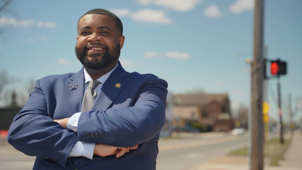 State Rep. Donavan McKinney represents Michigan's 14th District.