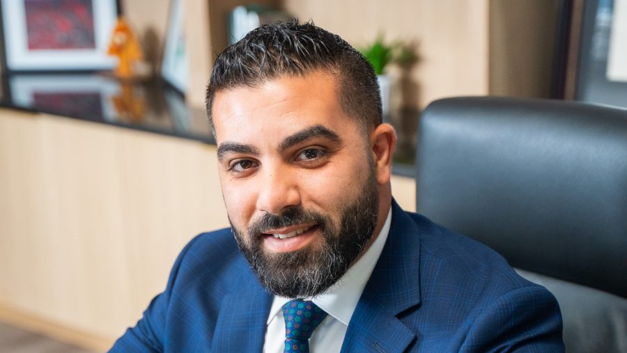 Amir Makled is a Dearborn attorney representing a pro-Palestine protester pro bono. He was detained and questioned at Detroit Metro Airport on Sunday.