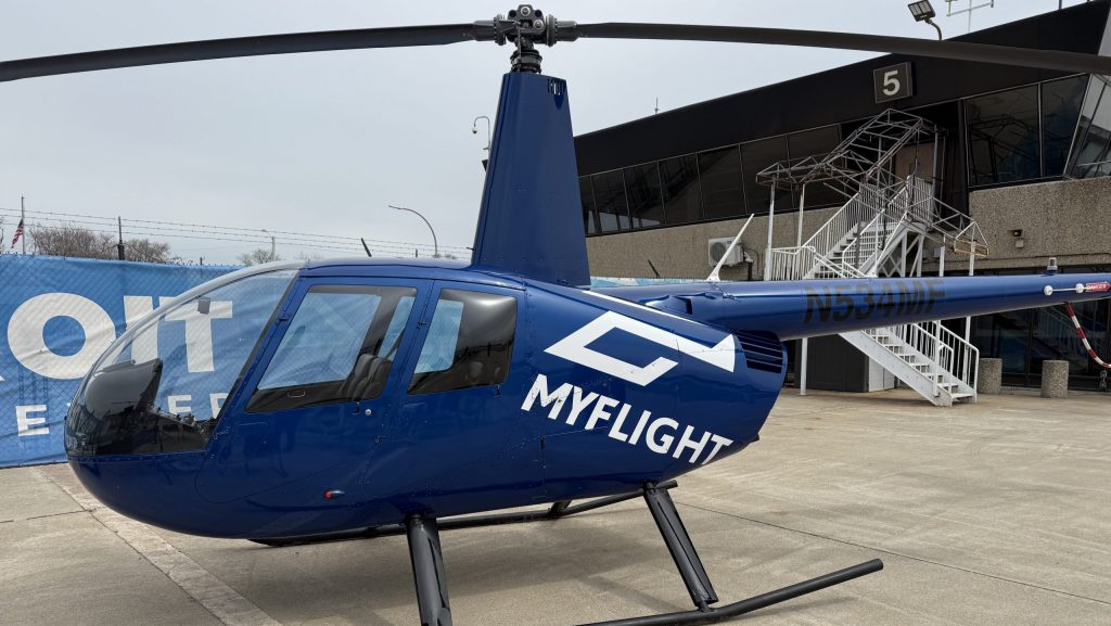 A groundbreaking ceremony was held this week for MyFlight Tours' new 12,000-square-foot headquarters at Coleman A. Young International Airport in Detroit.